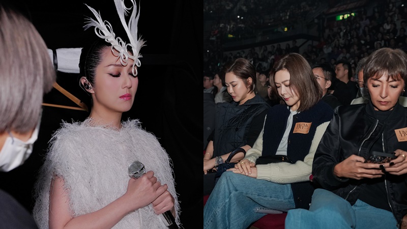 楊千嬅演唱會首場｜開唱前捐二百萬  全場為大埔火災默哀  關之琳林德信Aga神色凝重