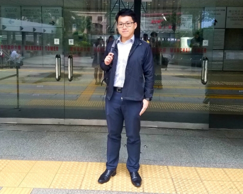 法庭書記關文宇。 記者呂綺雯攝