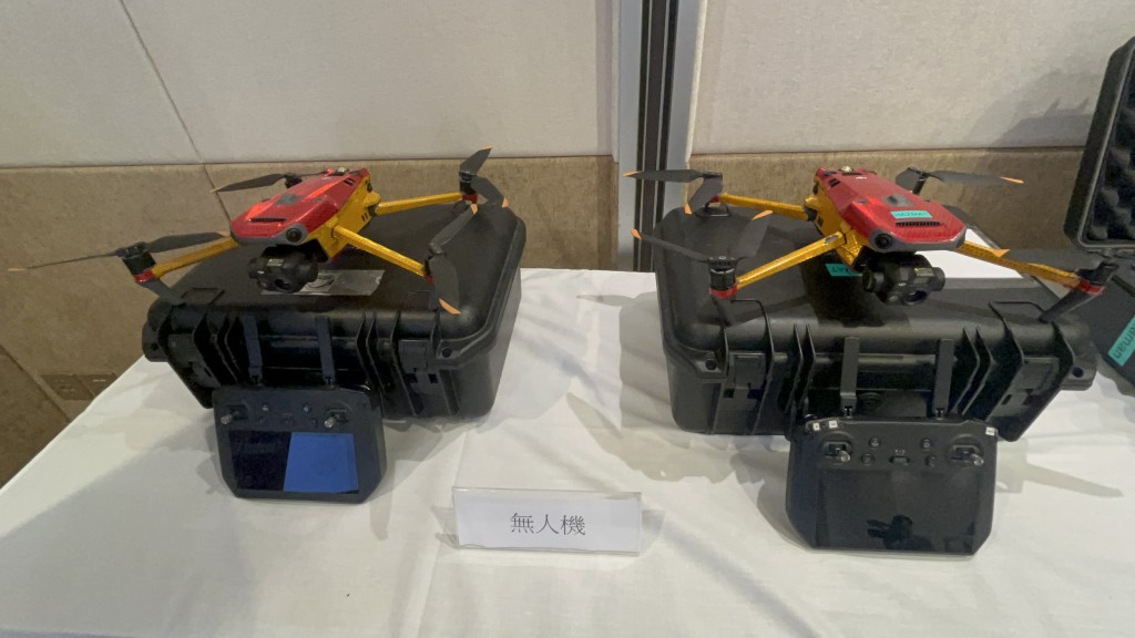 消防處在行動中有使用無人機了解環境。 消防處在行動中有使用無人機了解環境。