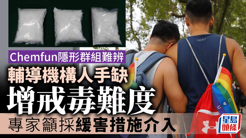 近年網上邀約Chemfun的情況猖獗,或揭示相關支援工作仍未到位。
