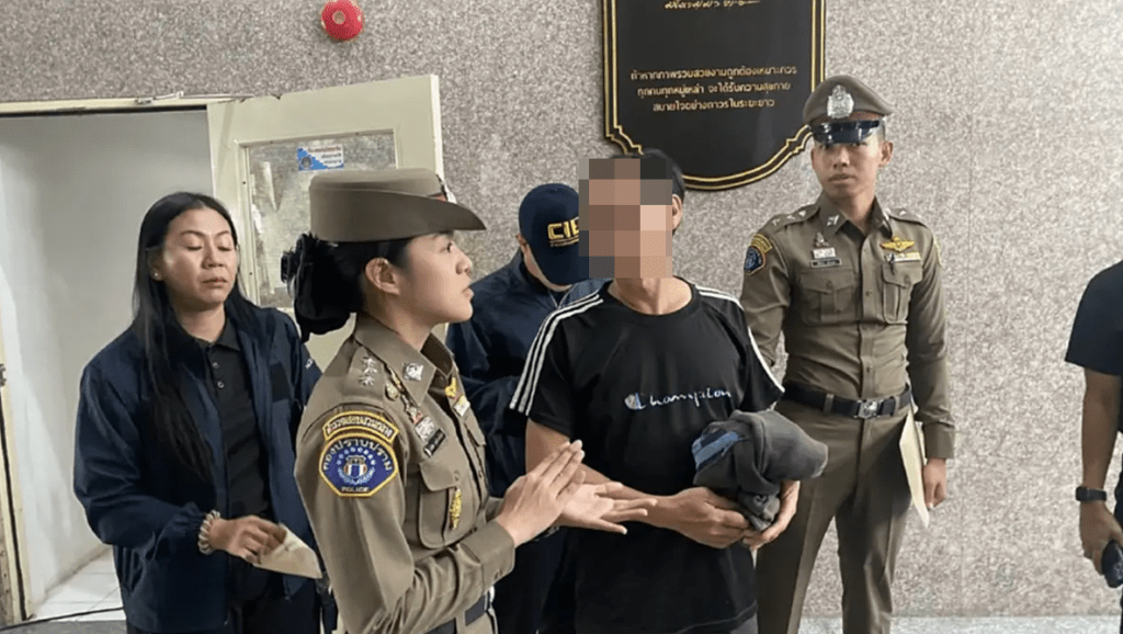 梅耀強潛逃37年，於本周一在泰國曼谷農卓區被捕。泰國《tnews》圖片