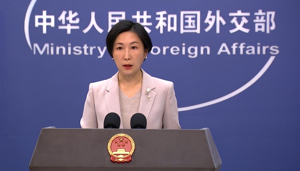 外交部发言人毛宁指出，中方坚决反对美台任何形式的官方往来。（资料图片）