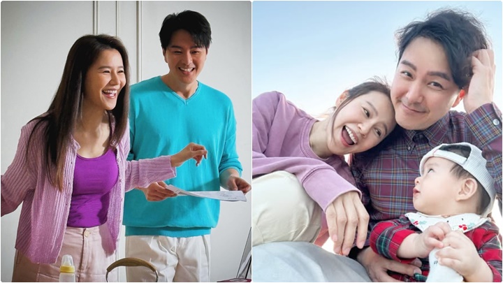 蕭正楠黃翠如夫妻檔拍廣告借機拍拖  為囝囝戒掉夜瞓壞習慣  