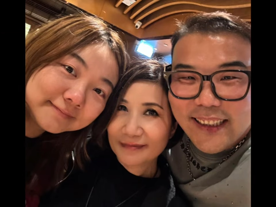 劉洋亦有分享合照。 劉洋亦有分享合照。