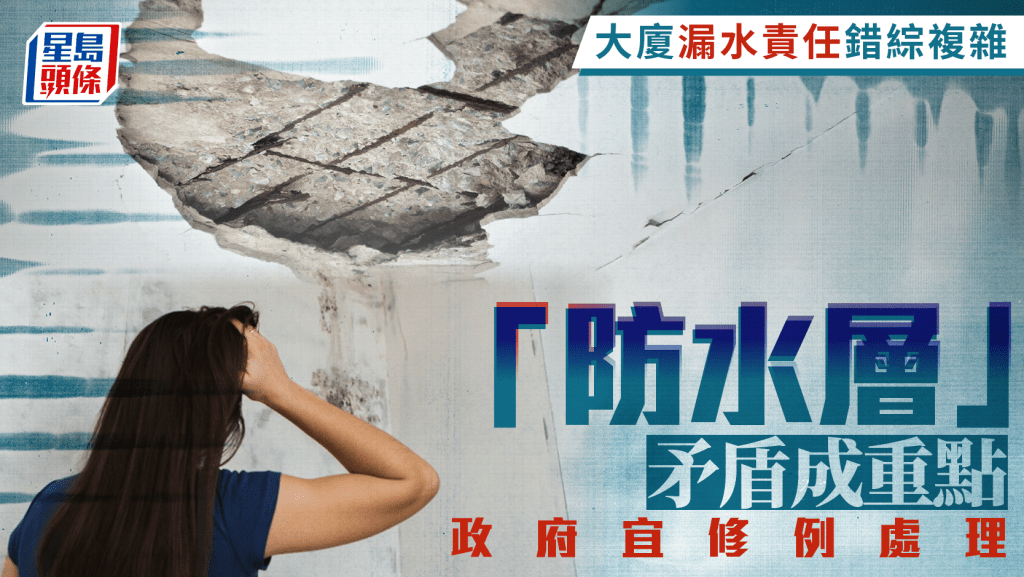 大廈漏水責任錯綜複雜 「防水層」矛盾成重點 政府宜修例處理|何鉅業