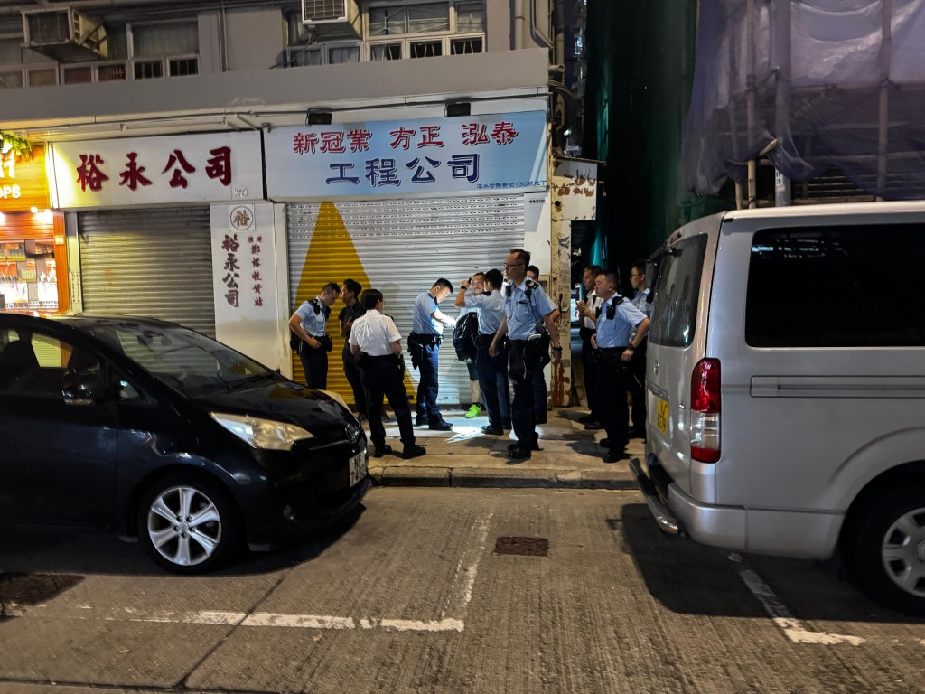 警方到場調查。