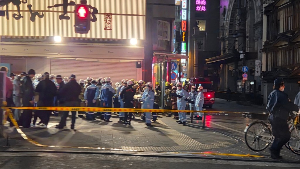 大阪道頓堀日前發生傷人案，釀1死兩傷。網上圖片