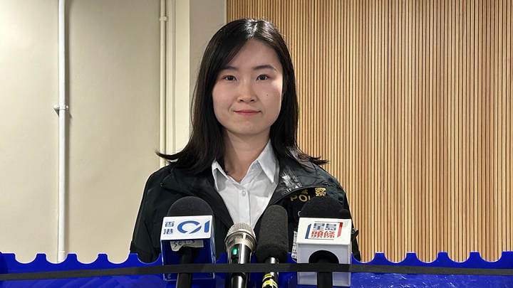 將軍澳警區刑事調查隊第六隊主管方妙群偵緝督察。蔡楚輝攝