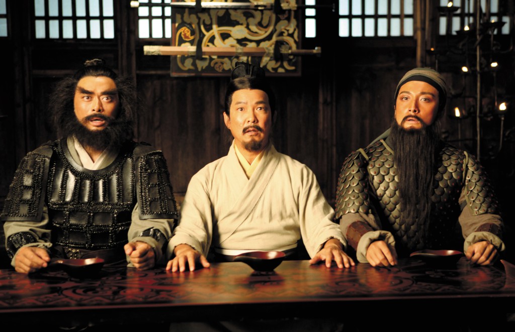 樊少皇（左）与元彪在电影《越光宝盒》中合作。