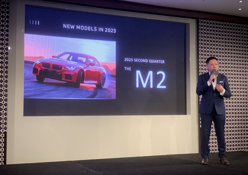 ●寶馬香港代理董事總經理梁健燊透露了新一代M2 Coupe將於明年第二季抵港。