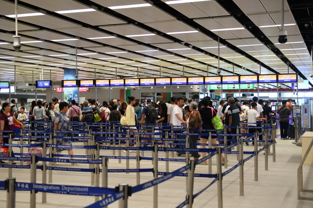 图为香园围口岸。 图为香园围口岸。