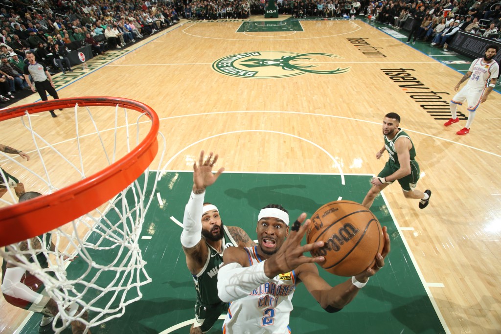 SGA全場19投16中命中率高達84.2%高效轟入40分。AFP SGA全場19投16中命中率高達84.2%高效轟入40分。AFP