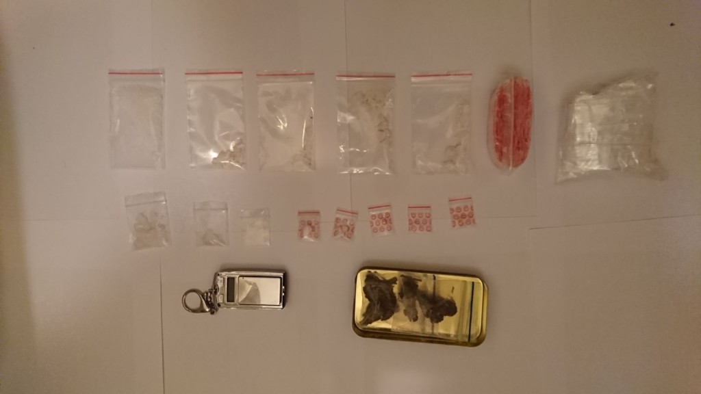 警方檢獲的毒品。