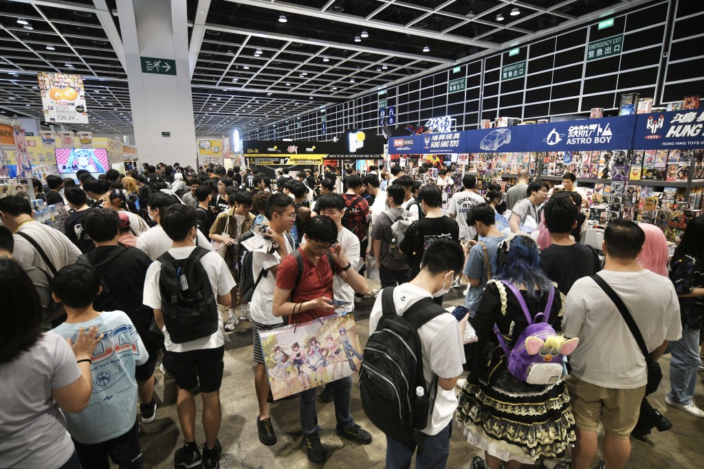 現場不少動漫迷滿載而歸。