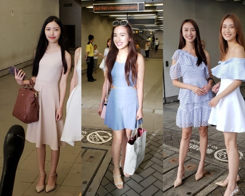 Zoe和范莎莎均再接再厲;Carmaney(右二)根本是半個圈中人。