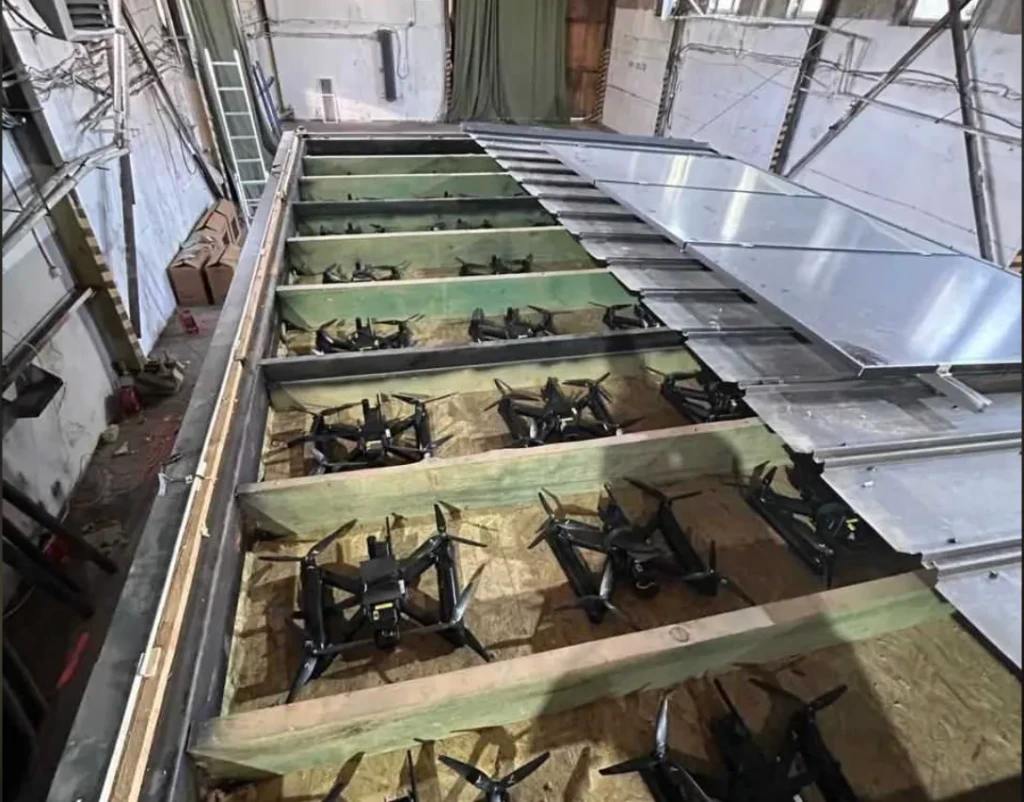烏克蘭使用的無人機。 烏克蘭使用的無人機。