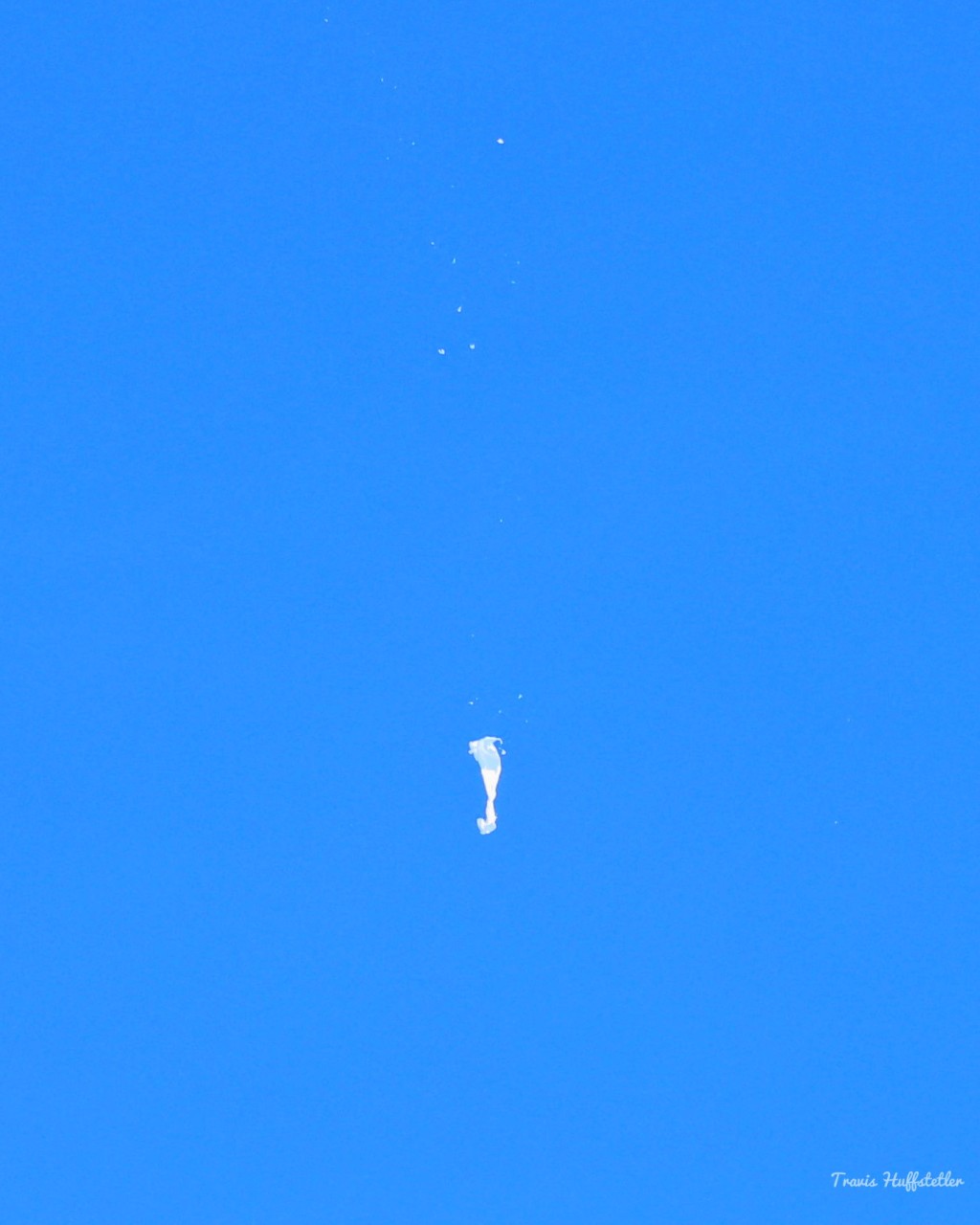 美軍戰機在南卡羅萊納州海岸附近將中國氣球擊落。路透社