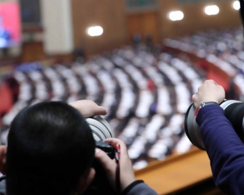 十三屆全國人大一次會議在北京閉幕。資料圖片