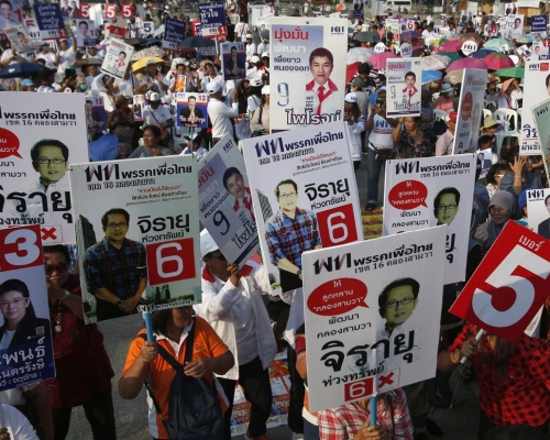 泰國將在下月24日舉行大選。AP