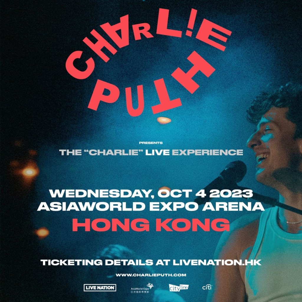 Charlie Puth演唱会2023香港站
