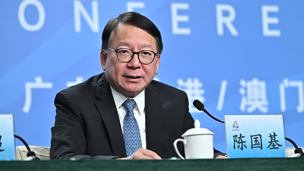 全運會︱陳國基 : 各競賽場館準備就緒  賽事將吸引大批旅客來港觀賽。政府新聞處