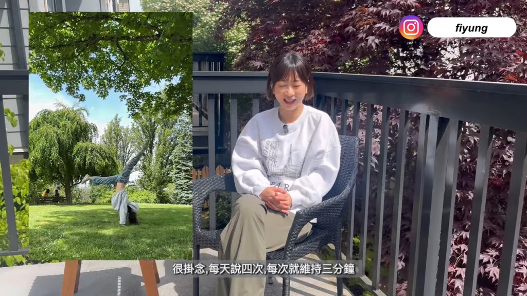 容羨媛女兒多番跟她表示移民後的生活非常開心，令她非常感動。