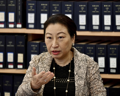 律政司司長鄭若驊。資料圖片