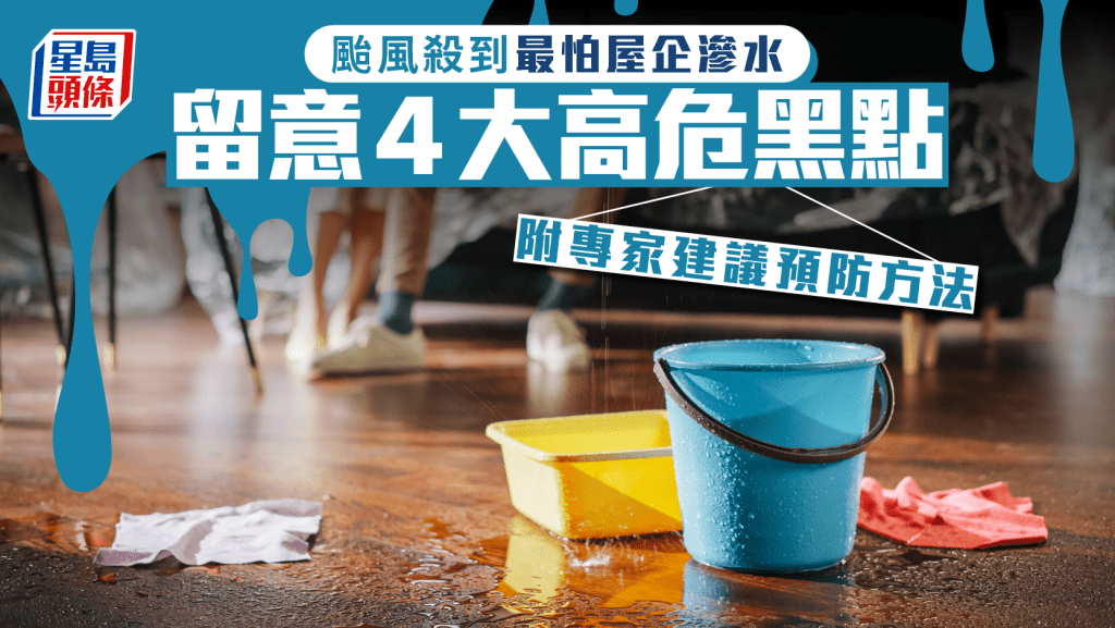 打风最怕屋企渗水 留意4大高危黑点 附专家建议预防方法