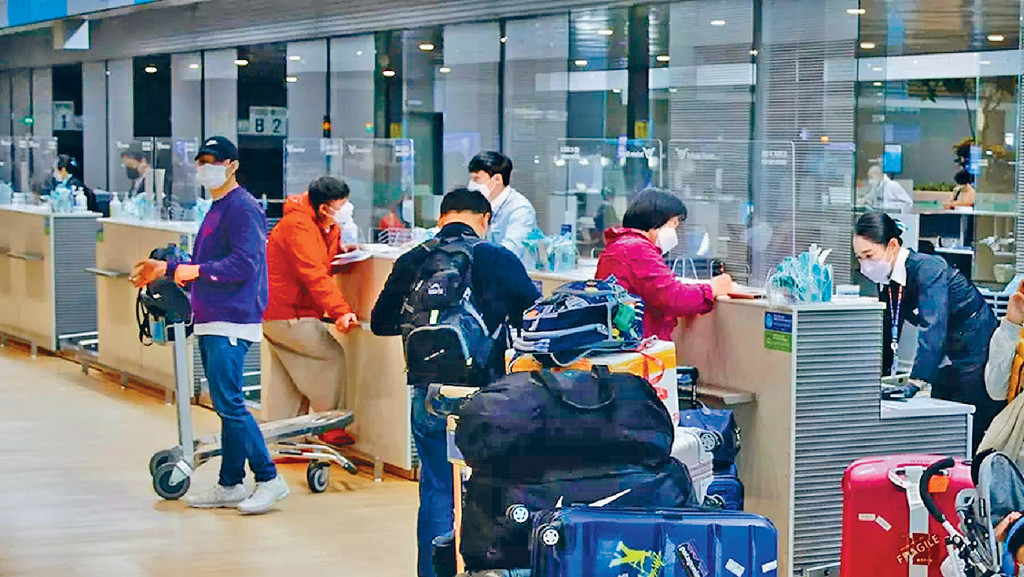 ■發生港男打傷航空公司職員的金浦機場。
