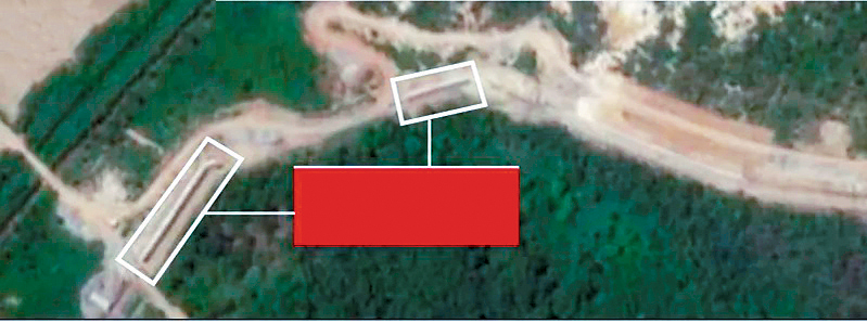 非軍事區附近 建造的「圍牆」