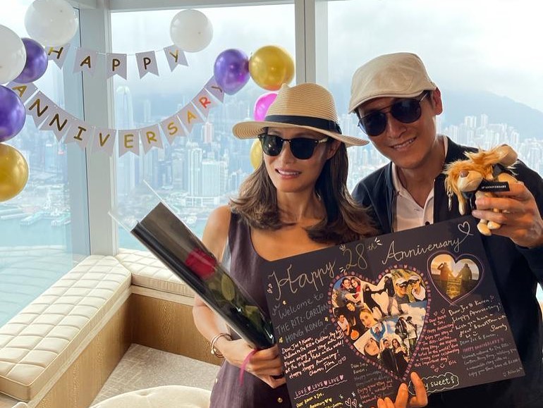 馬德鐘上星期慶祝結婚周年紀念。