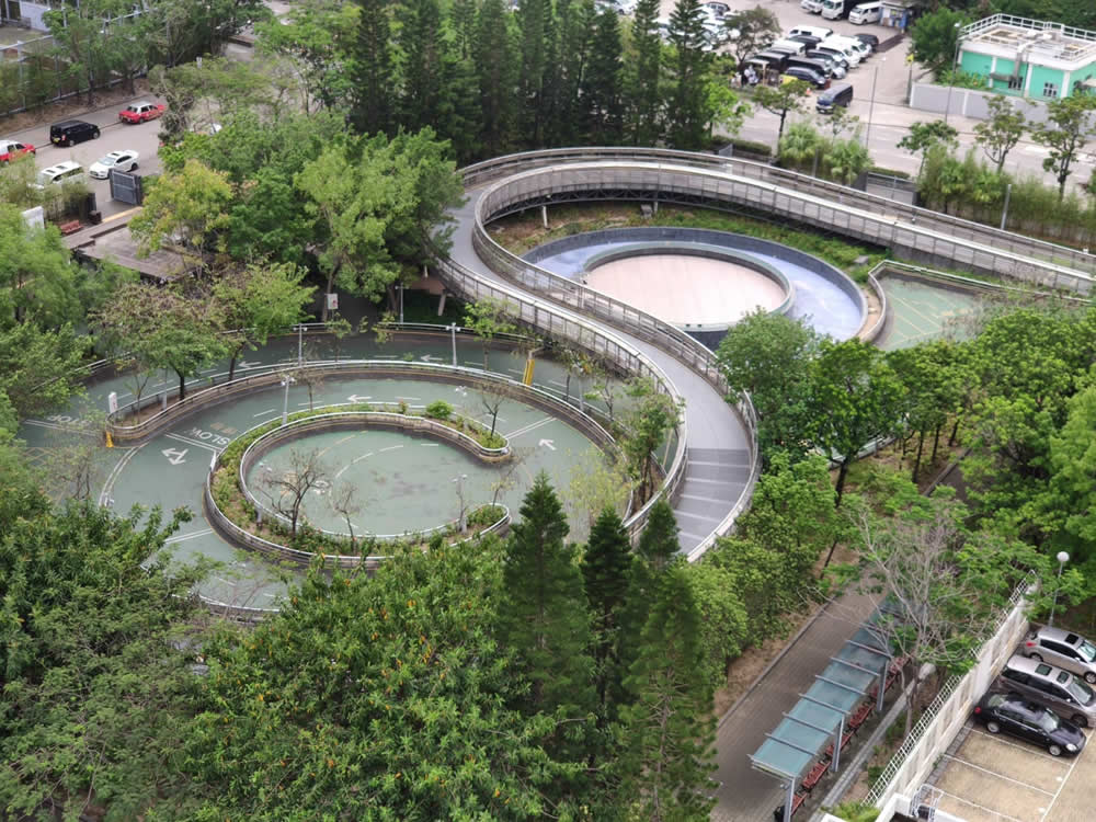 九龍灣公園單車公園(圖片來源:香港自遊樂在18區) 九龍灣公園單車公園(圖片來源:香港自遊樂在18區)