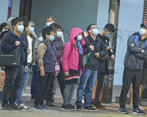 星期二、三早上市區氣溫降至15度左右,新界再低兩三度。資料圖片