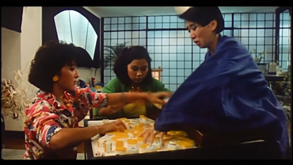 上山詩鈉（左）在90年代活躍電影圈。