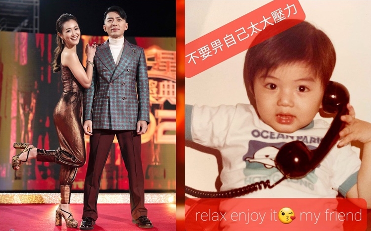 張寶兒代老公解釋婚後走樣原因;Ben以長輩的問候鼓勵自己。