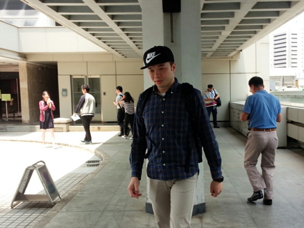 被告的籃球隊員葉志城。黃梓生攝