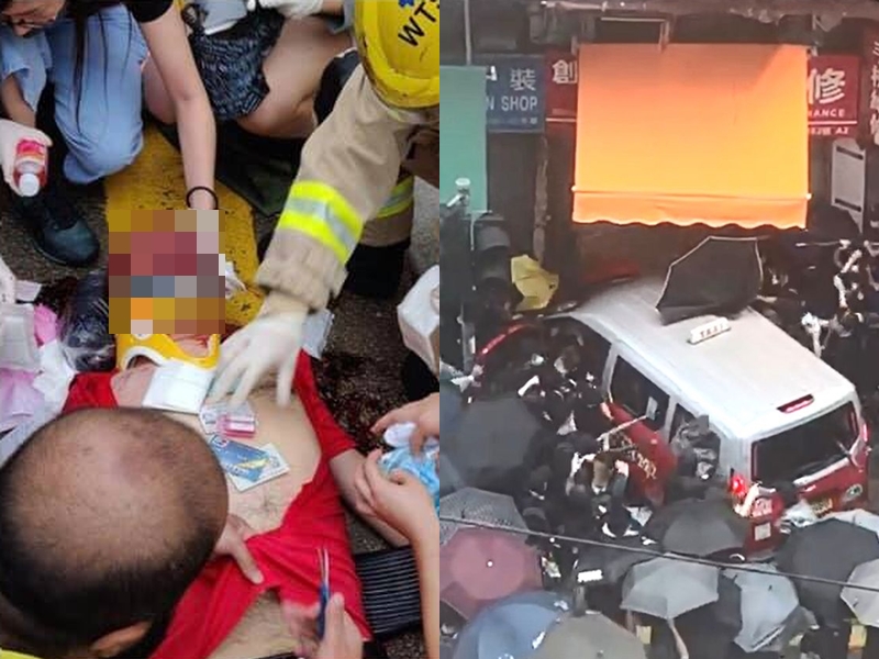 許智峯早前提出私人刑事檢控,控告涉於深水埗開車撞示威者的士司機。 網圖