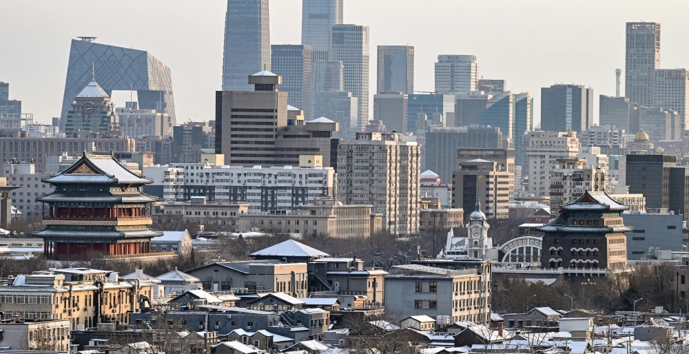 12月13日,雪後的北京正陽門城樓、正陽門箭樓等建築沐浴在晨光中。新華社 12月13日,雪後的北京正陽門城樓、正陽門箭樓等建築沐浴在晨光中。新華社