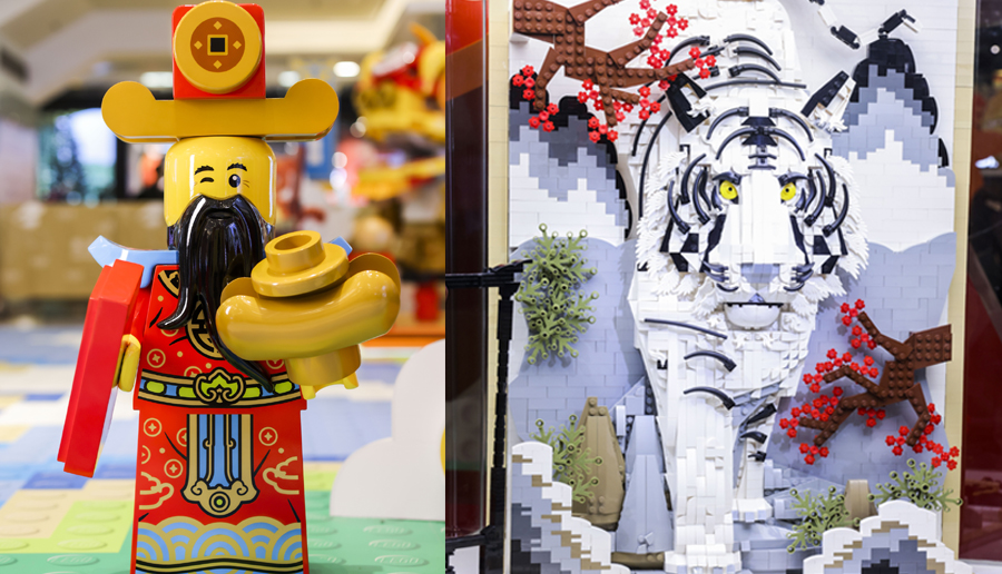 现场还有不少LEGO贺年主题展品。