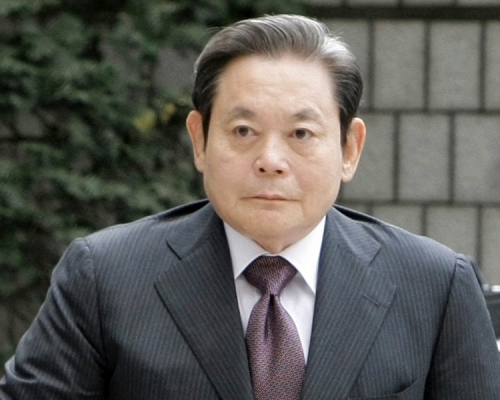 南韓三星集團會長李健熙逝世，終年78歲。網圖
