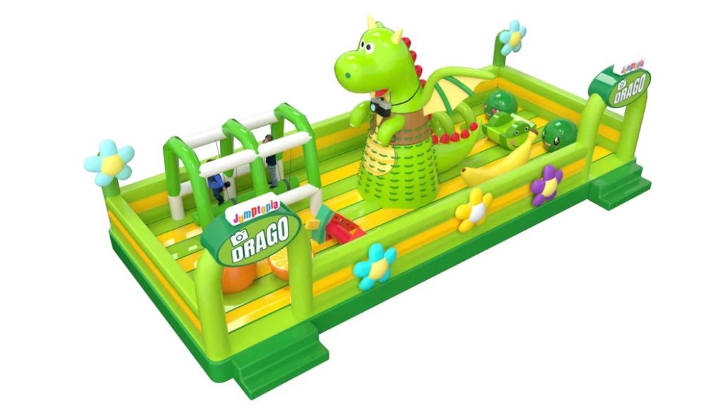 佔地逾600平方呎的「Drago彈跳城堡」