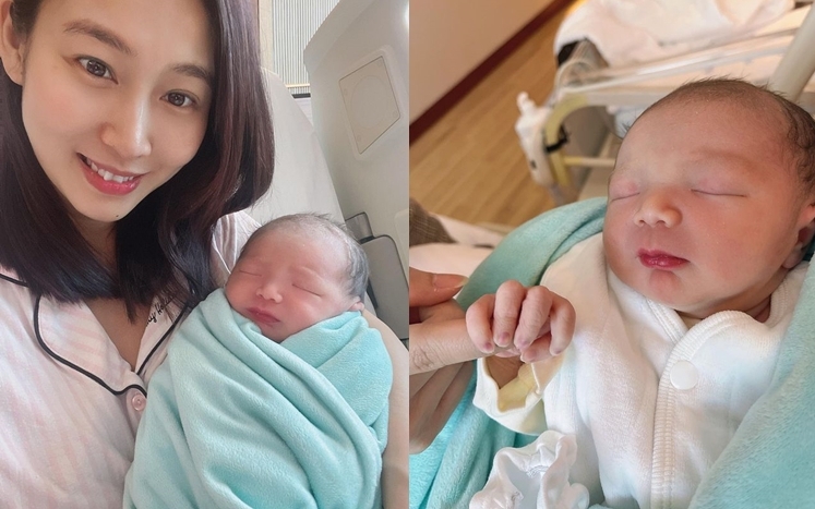 Xenia好快就可以落床抱波子。