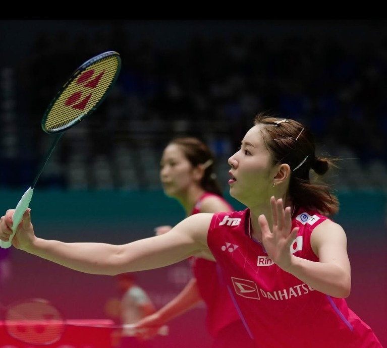 2024年巴黎奥运羽毛球女子双打铜牌得主“羽毛球女神”志田千阳。IG/@_chiharushida_