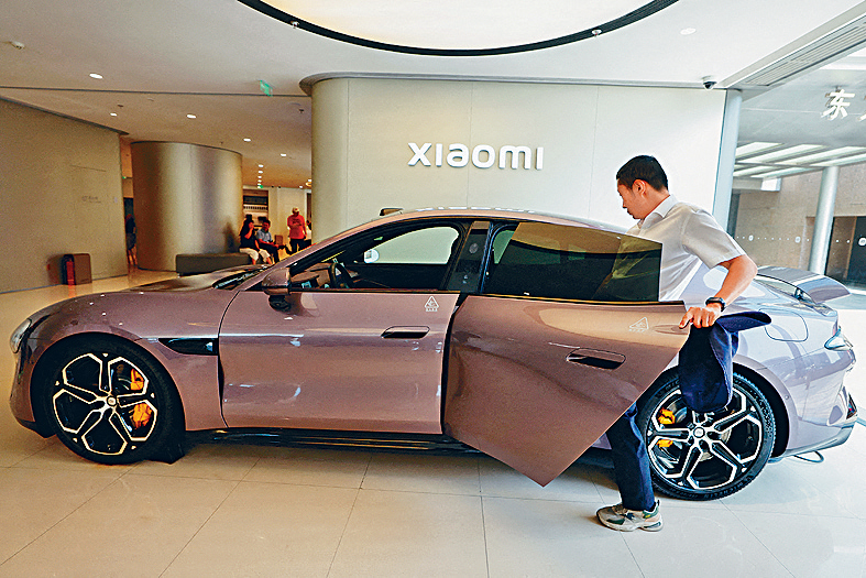 小米汽車去年全年交付41.1萬輛，第四季交付14.5萬輛。