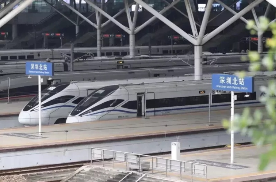 高鐵將銜接深圳北站至香港。