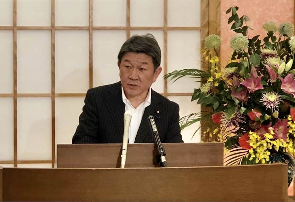 日本外務大臣茂木敏充。facebook圖片