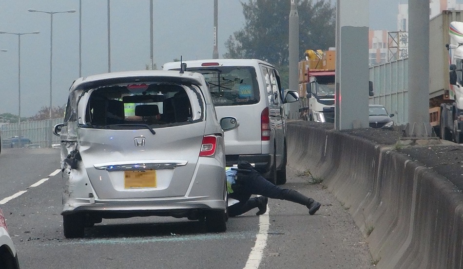 元朗公路車禍。