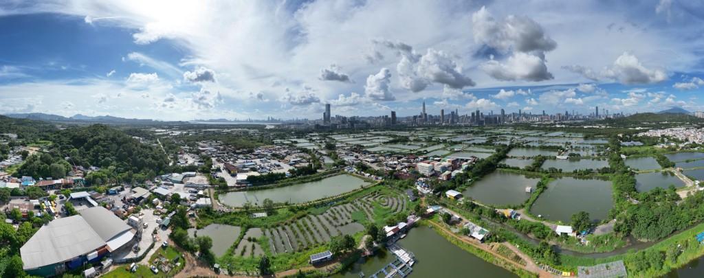 香港北部都會區。資料圖片