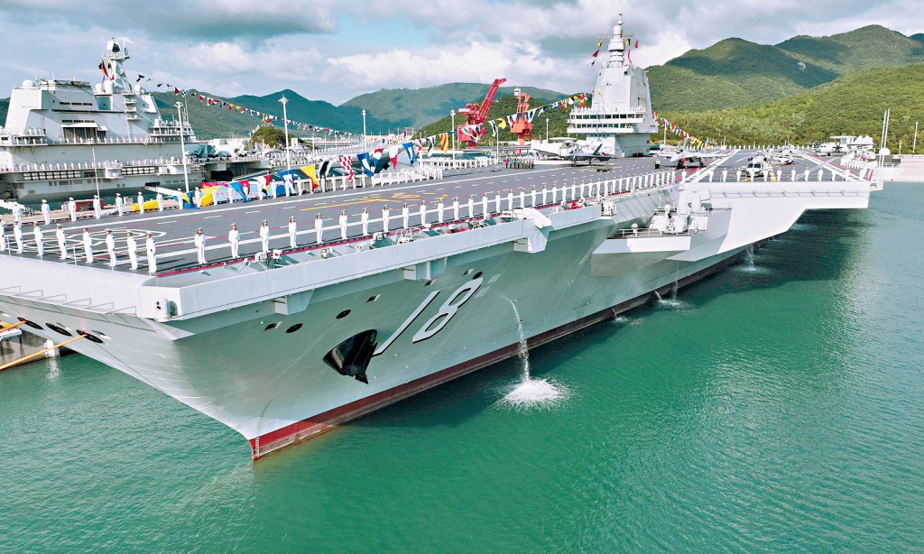 官方公布福建艦常駐地為海南三亞軍港。