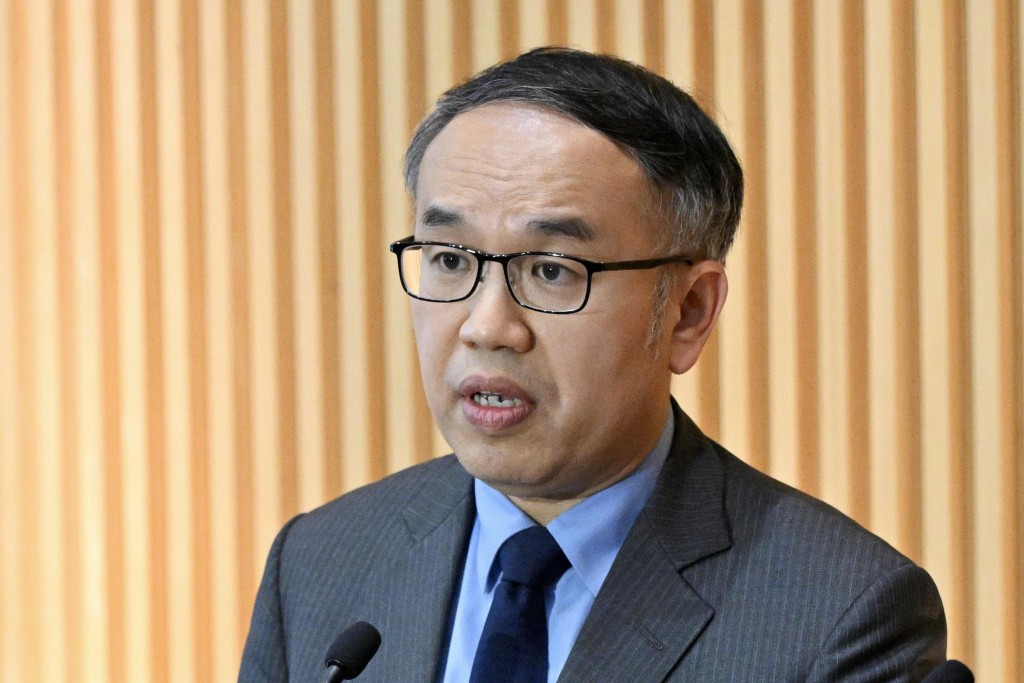 財經事務及庫務局局長許正宇。 資料圖片 財經事務及庫務局局長許正宇。 資料圖片